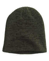 Ribbed Marled Beanie