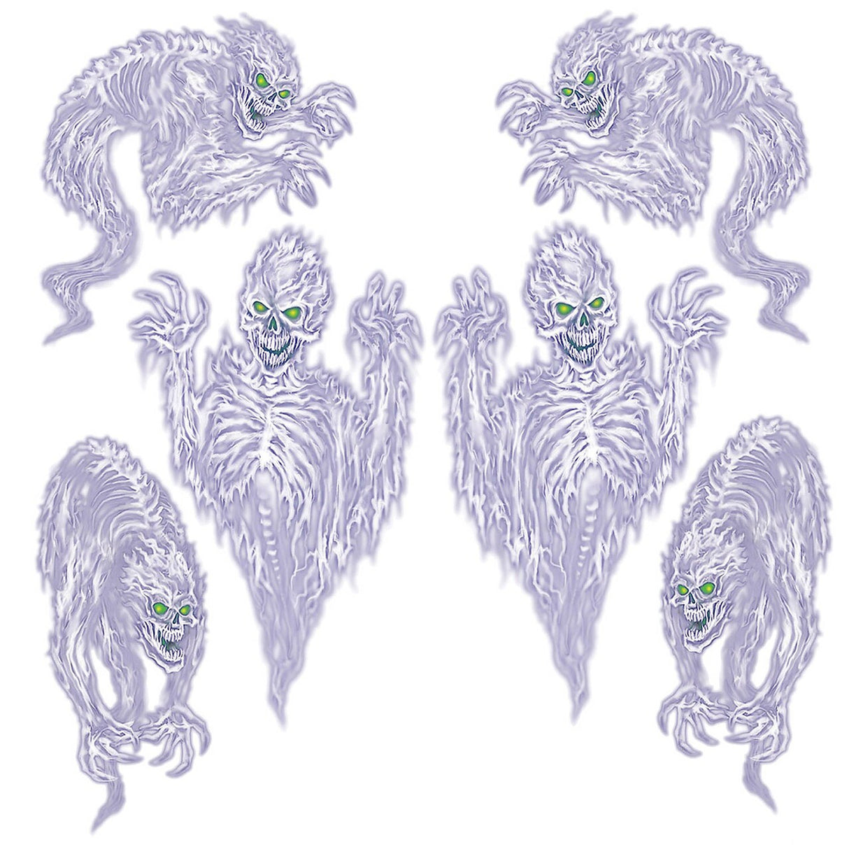 Scary Spirit Props Halloween Ghostly Wall Decorations Seasonal Decor 31/39 Inch