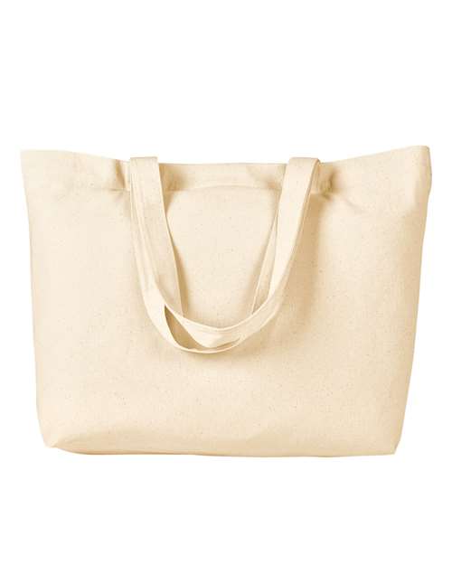 Cotton Twill Horizontal Shopper Bag