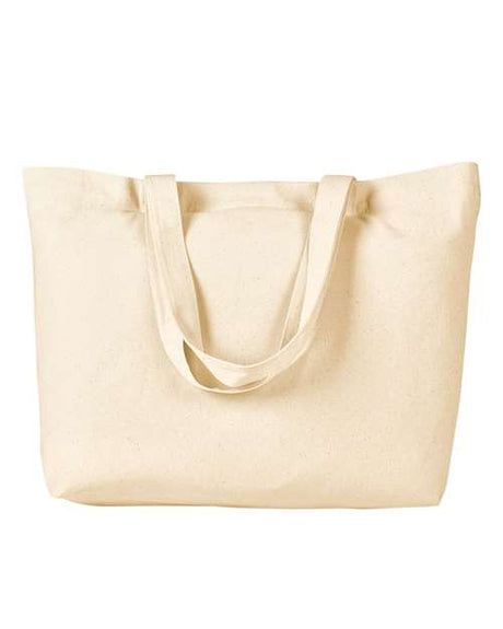 Cotton Twill Horizontal Shopper Bag