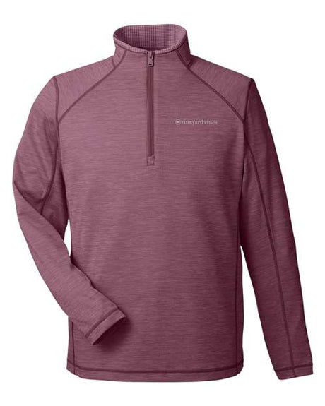 vineyard vines Men's Sankaty quarter-zip pullover offering versatile comfort for casual everyday wear