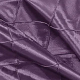 10 Pieces Wisteria Pintuck Taffeta Chair Sashes with Elegant Square Pattern 9.5x108 inches