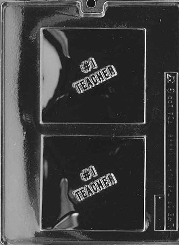 #1 Teacher Gift Card Chocolate Mold - LPG037