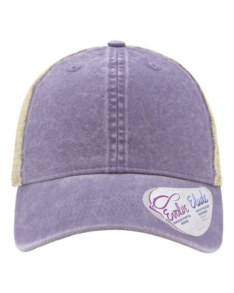 Infinity Her Women's Washed Mesh-Back Ponytail Cap