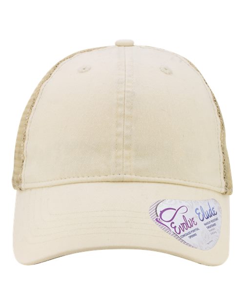 Infinity Her Women's Washed Mesh-Back Ponytail Cap