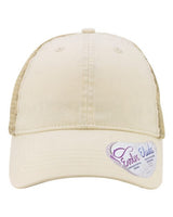 Infinity Her Women's Washed Mesh-Back Ponytail Cap