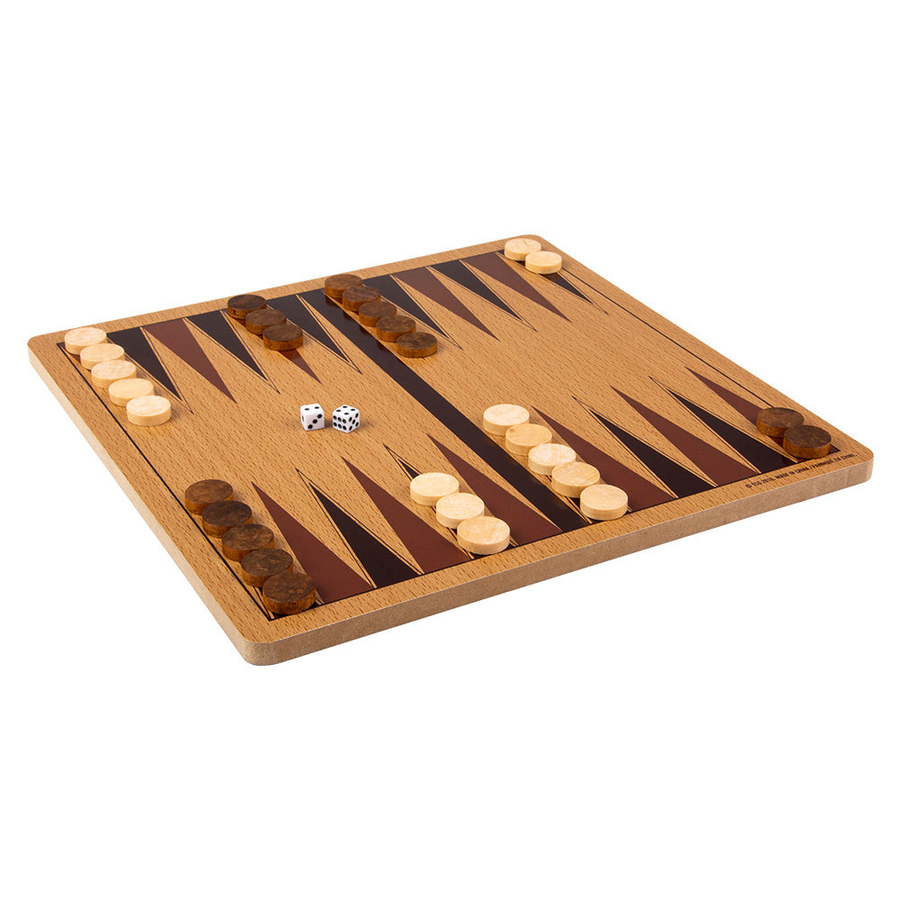 Wooden Backgammon 10" (1 Box)