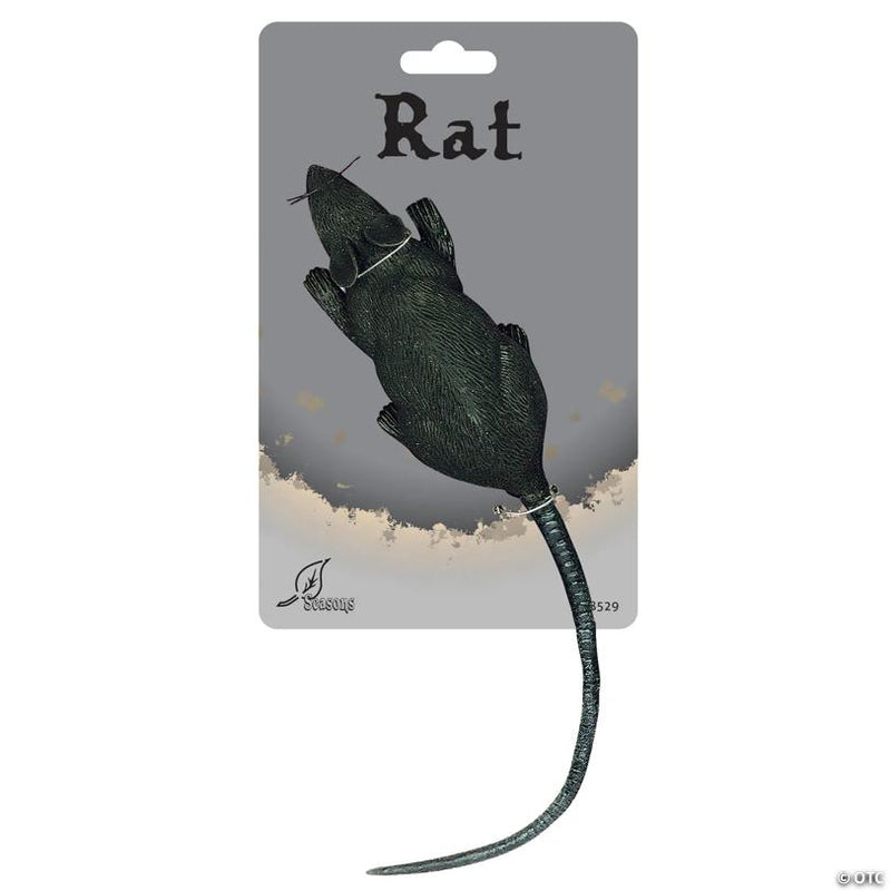 RADYAN Realistic Rat Halloween Tabletop Decoration for Spooky Displays shown in a clear product image