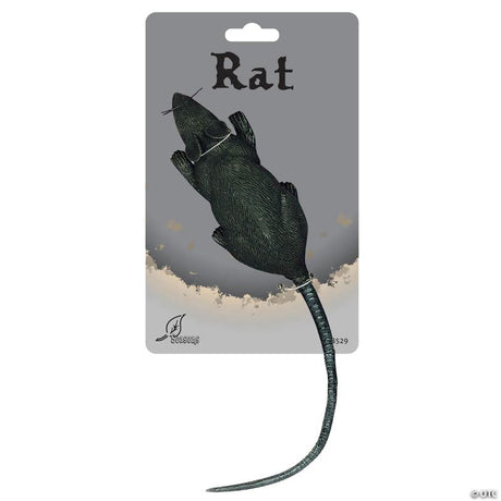RADYAN Realistic Rat Halloween Tabletop Decoration for Spooky Displays shown in a clear product image