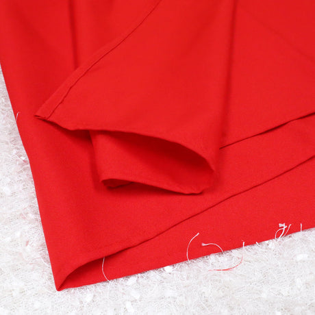 Square Polyester Table Overlay 54x54 Red