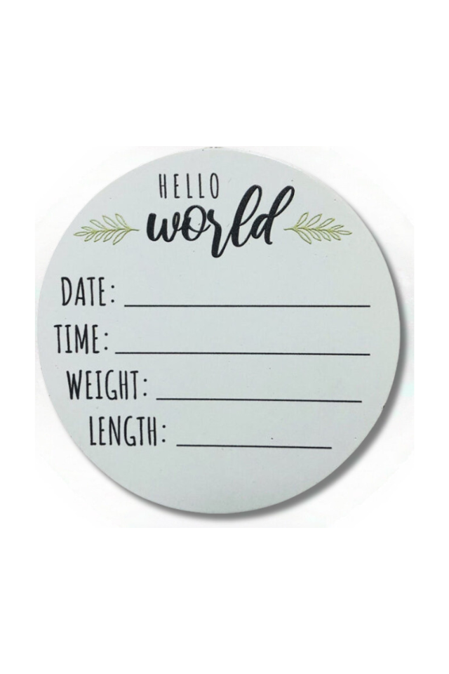 Baby’s Hello World Disk Personalizable Ornament