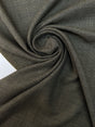 Wool Tweed Green Black Checked