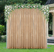 Sequin Backdrop Drape Panel 12ft x 52in Champagne