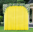 Chiffon Backdrop Drape Panel 10 ft x 57 in Canary Yellow