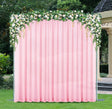 Chiffon Backdrop Drape Panel Pink 12 ft x 58 in