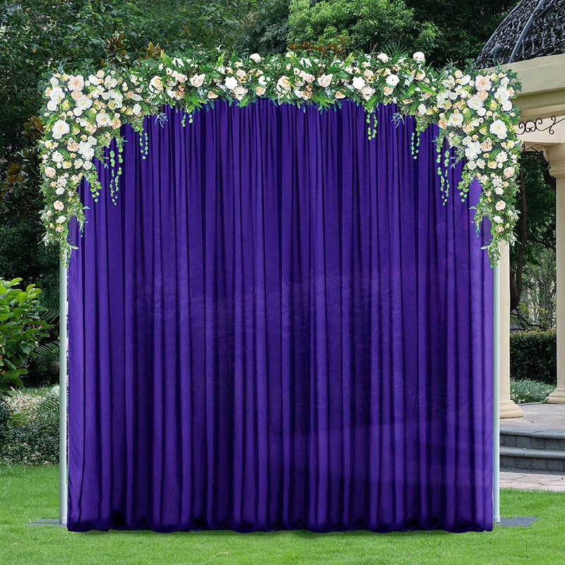 Chiffon Backdrop Drape Panel 12ft x 58in Regency Purple
