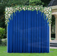 Chiffon Backdrop Drape Panel Royal Blue