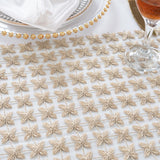 Lace Table Runner 12x108 Champagne