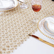 Lace Table Runner 12x108 Champagne