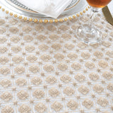 Lace Table Runner 12x108 Champagne