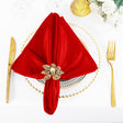 Velvet Dinner Napkin Sample 20x20 Red