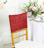 Sequin Spandex Chair Cap Apple Red