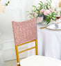 Sequin Spandex Chair Caps