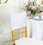 Sequin Spandex Chair Cap White