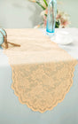 Lace Table Runner 13.5x108 Champagne