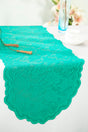 Lace Table Runner 13.5x108 Jade