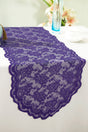 Lace Table Runner 13.5x108 Regency Purple