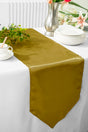 Satin Table Runner 13.5x108 Antique Gold