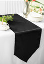 Satin Table Runner 13.5x108 Black