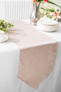 Satin Table Runner 13.5x108 Blush Pink