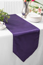 Satin Table Runner 13.5x108 Eggplant