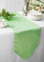 Satin Table Runner 13.5x108 Mint Green