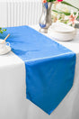 Satin Table Runner 13.5x108 Periwinkle/Cornflower