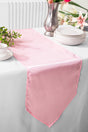 Satin Table Runner 13.5x108 Pink