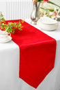 Satin Table Runner 13.5x108 Red