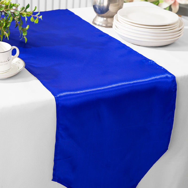 Satin Table Runner 13.5x108 Royal Blue
