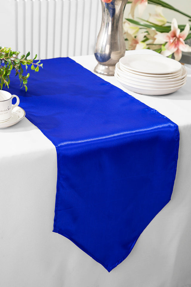 Satin Table Runner 13.5x108 Royal Blue