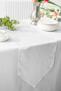 Satin Table Runner 13.5x108 White
