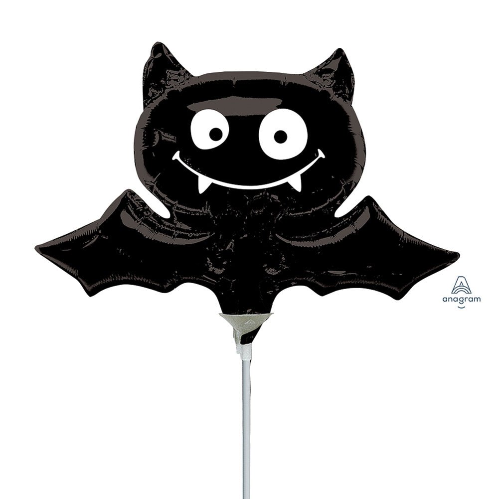 Black Bat Mini Shape Foil Balloon