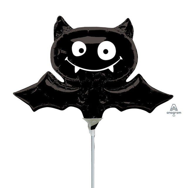 Black Bat Mini Shape Foil Balloon