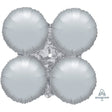 Foil Balloon 13 Inch MagicArch Metallic Silver