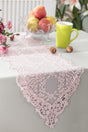 Lace Table Runner 13x108 Blush Pink