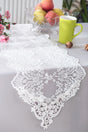 Lace Table Runner 13x108 White
