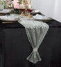 Velvet Table Runner 13x108 Silver