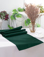 Polyester Table Runner 13x108 Hunter Green/Holly Green