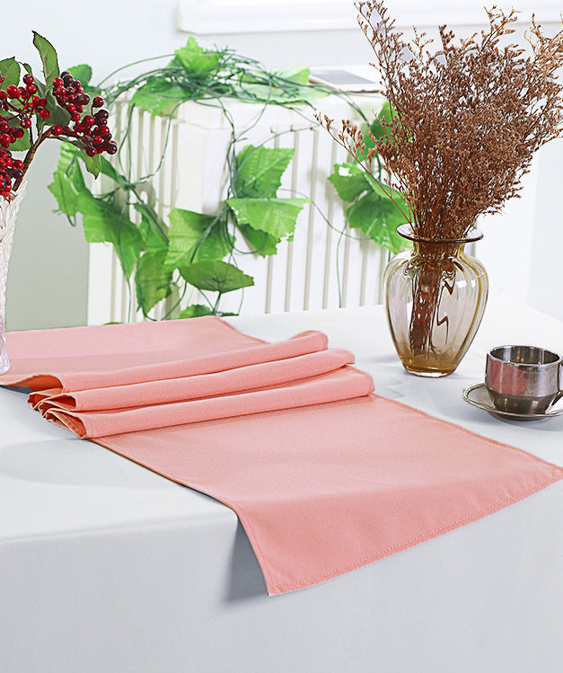 Polyester Table Runner 13x108 Rose Pink